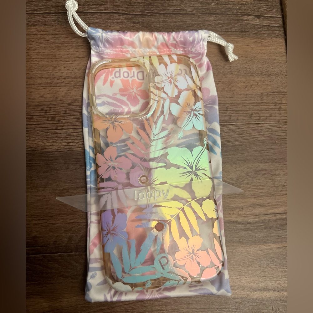 iPhone 13 Pro Max holographic tropical loopy